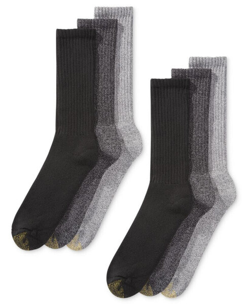 Men's 6-Pack Extended Casual Harrington Socks