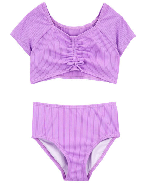 Kid 2-Piece Ribbed Swimsuit 10