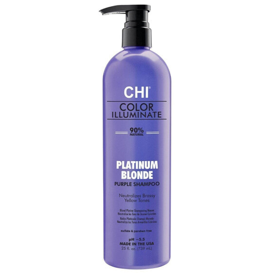 Нейтрализующий цвет шампунь Farouk Chi Color Illuminate Platinum Blonde 739 ml