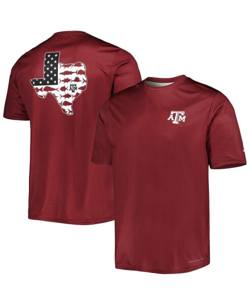 Men's Maroon Texas A&M Aggies Terminal Tackle Omni-Shade T-shirt