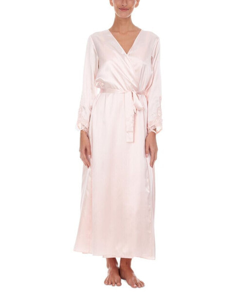 Stella Satin Venise Trim Robe