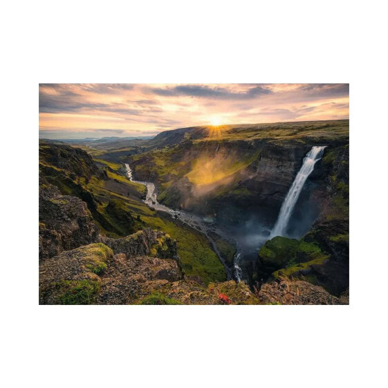 Puzzle Haifoss Wasserfall Island