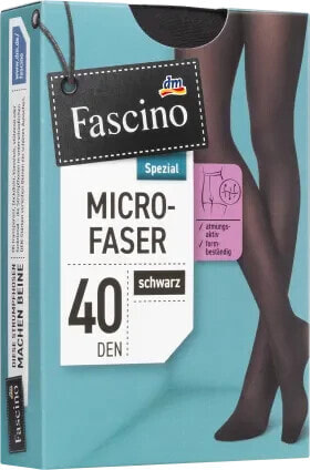 Strumpfhose mit Microfaser schwarz Gr. 50/52, 40 DEN, 1 St