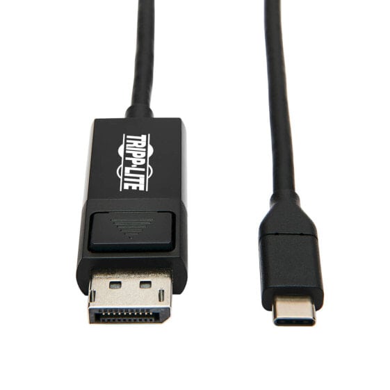 Tripp U444-006-DP-BE USB-C to DisplayPort Adapter Cable (M/M) - 4K 60 Hz - HDR - Locking DP Connector - 6 ft. (1.8 m) - 3840 x 2160 pixels