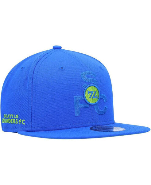 Men's Blue Seattle Sounders FC Kick Off 59FIFTY Fitted Hat