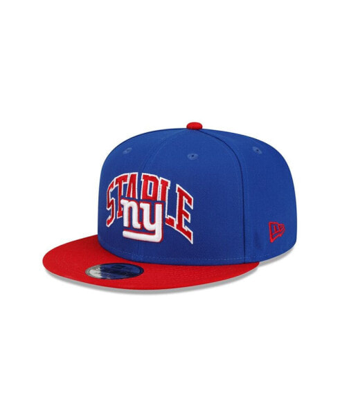 Men's X Staple Royal, Red New York Giants Pigeon 9Fifty Snapback Hat