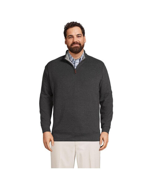Big & Tall Bedford Rib Quarter Zip Sweater
