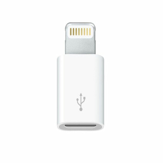 Адаптер микро-USB 3GO A200 Белый Lightning
