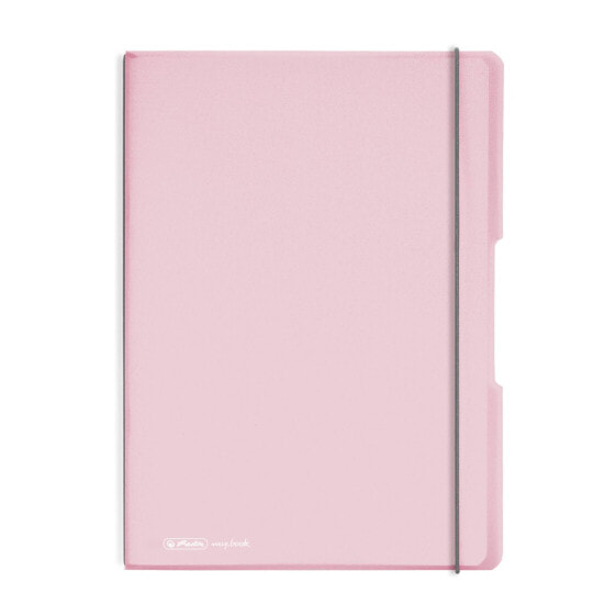 Herlitz 11408648 - Monochromatic - Pink - A4 - 80 sheets - 80 g/m² - Hardcover