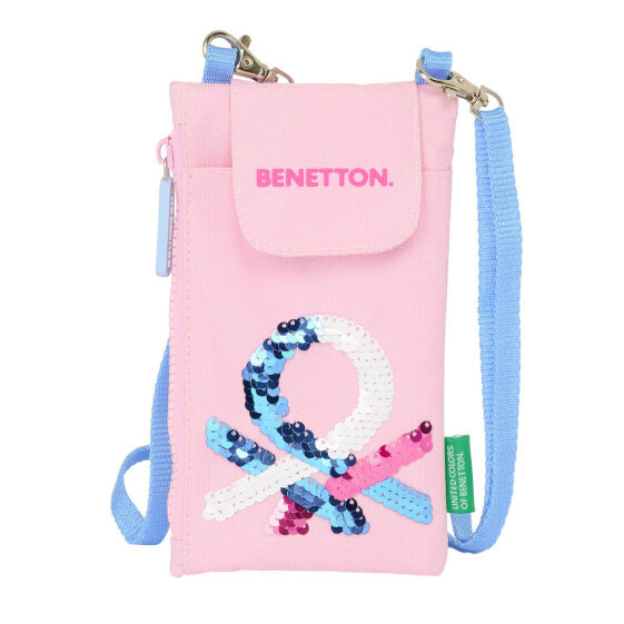 Кошелек Benetton Розовый для мобильного телефона