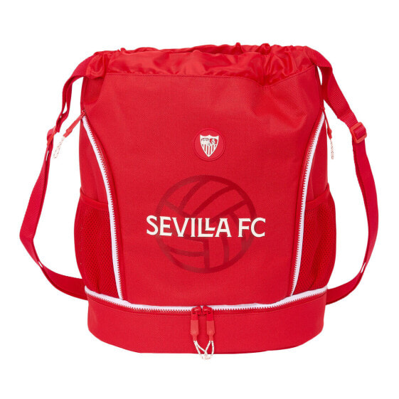 Сумка-рюкзак на веревках Sevilla Fútbol Club Красный 35 x 40 x 1 cm