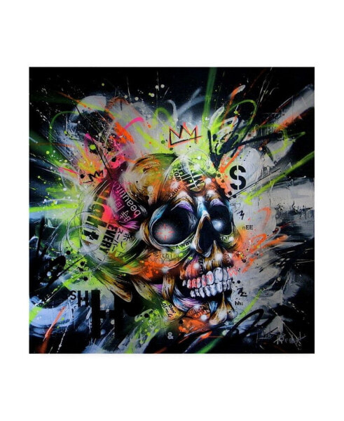 Taka Sudo Shine Skull Canvas Art - 15.5" x 21"