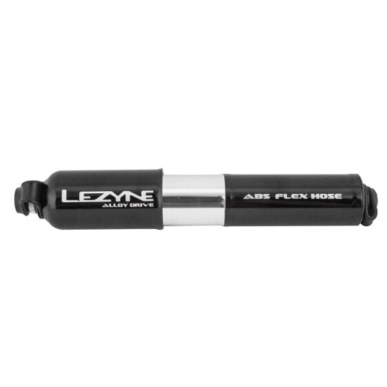 Lezyne ABS Alloy Drive Frame Pump, Small: Black/Polished Silver