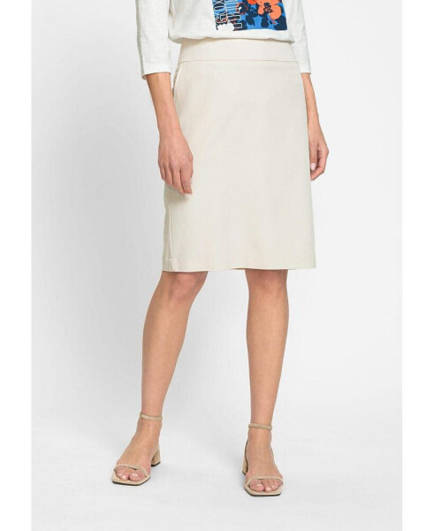 Women's Flat Front Business Skirt