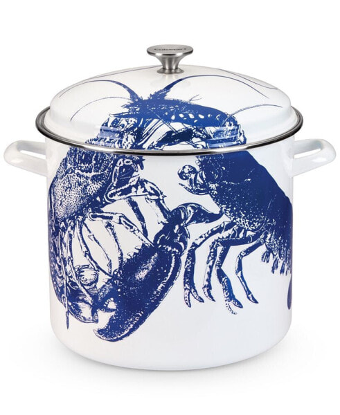 Caskata™ 16 Qt. Enamel on Steel Stockpot & Lid