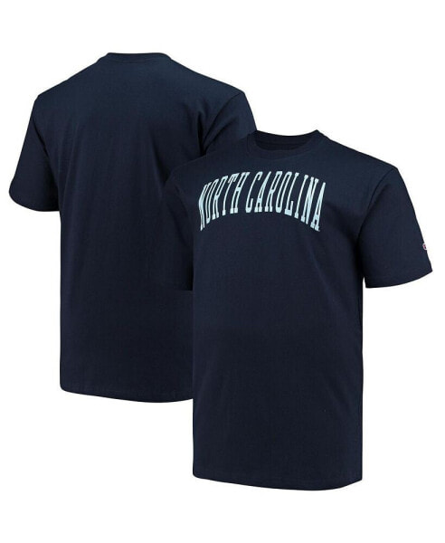 Men's Navy North Carolina Tar Heels Big and Tall Arch Team Logo T-shirt