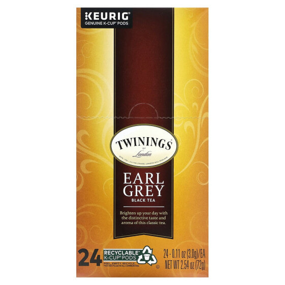 Earl Grey Black Tea, 24 K-Cups, 0.11 oz (3 g) Each