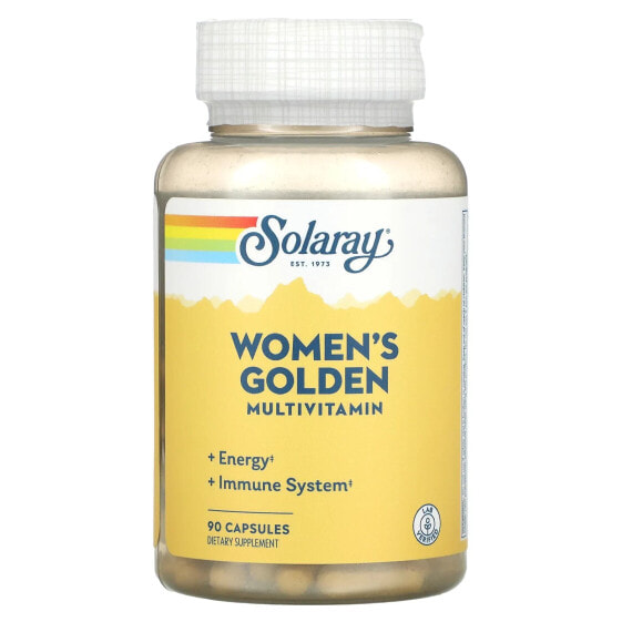 Витамины женские SOLARAY Золотой мультивитамин, 90 капсул