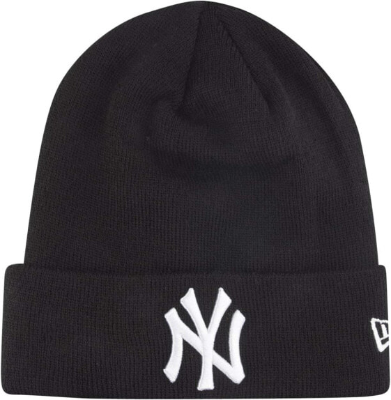 New Era Men's MLB Essential Cuff Knit New York Yankees Hat