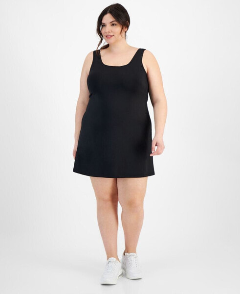 Plus Size Solid Performance Dress, Created for Macy's