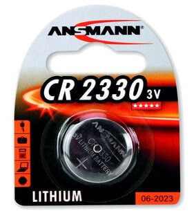 Одноразовая батарейка ANSMANN® Lithium CR2330 3V - 1 шт - Серебристая
