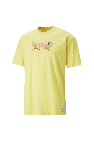 X Spongebob Graphic Tee Lucent Yellow Erkek/unisex T-shirt