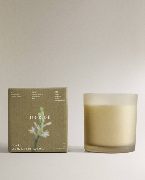 (350 g) tuberose scented candle