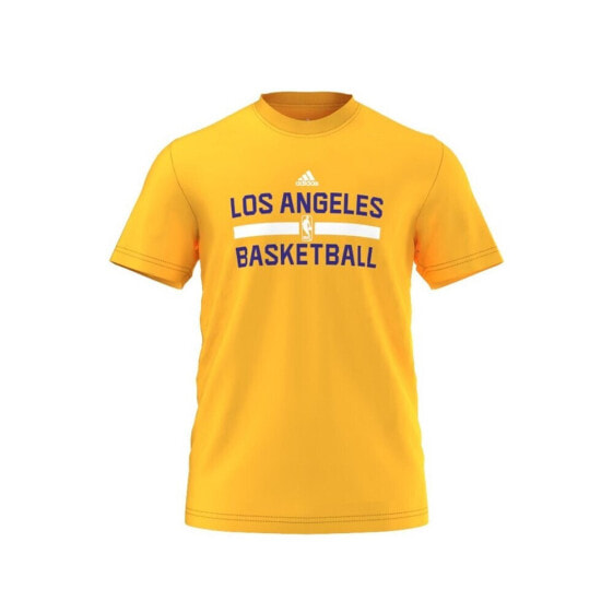 Футболка спортивная Adidas WNTR HPS Game T Los Angeles Lakers