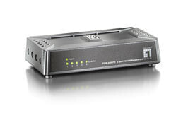 LevelOne 5-Port Fast Ethernet Switch - Unmanaged - Fast Ethernet (10/100) - Full duplex