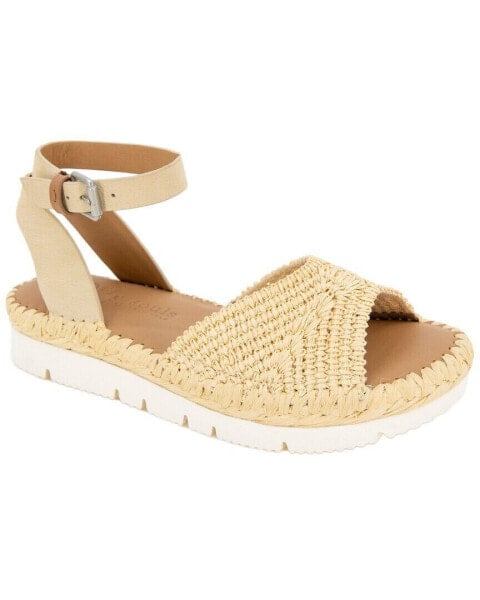 Gentle Souls By Kenneth Cole Lucille Raffia Sandal Women's 9.5