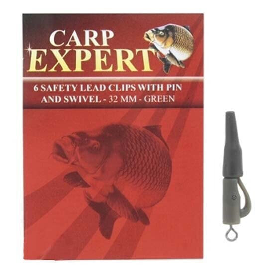 CARP EXPERT 79610140 Gummed Lead Clips