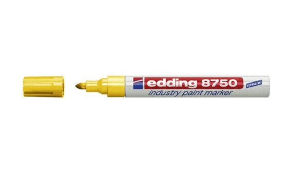 EDDING 8750 - Yellow - White,Yellow - 1 colours - Bullet tip - Round - 2 mm