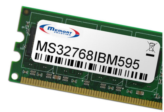Memorysolution Memory Solution MS32768IBM595 - 32 GB - 1 x 32 GB - 240-pin DIMM - Black,Green