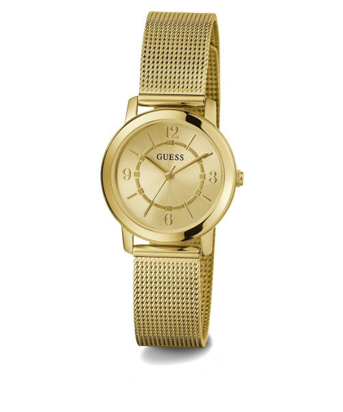 Guess Damen Armbanduhr Melody gold 28 mm GW0666L2