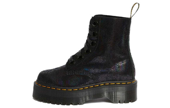 Ботинки женские Dr. Martens Molly Metallic черные