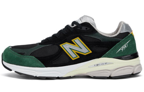 New Balance NB 990 V3 复古 低帮 跑步鞋 男款 黑绿色 美产 / Кроссовки New Balance NB M990CP3