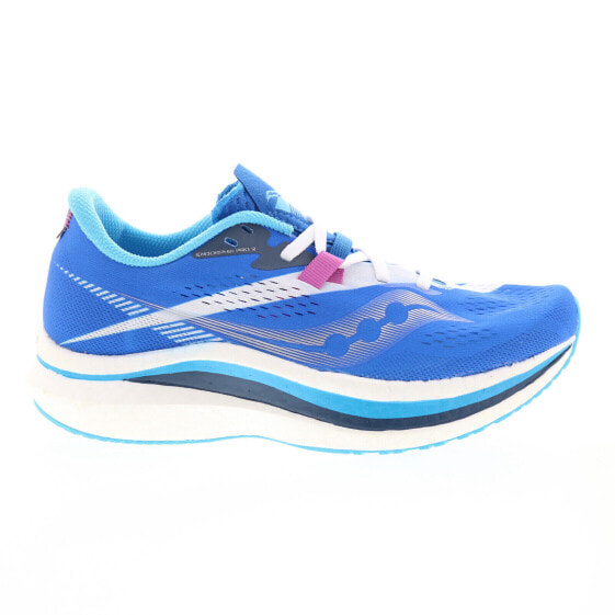 Saucony Endorphin Pro 2 S10687-30 Womens Blue Canvas Athletic Running Shoes 7