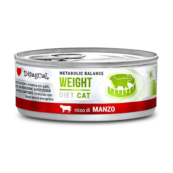 DISUGUAL Weight Management Diet Beef 12x85g Wet Cat Food