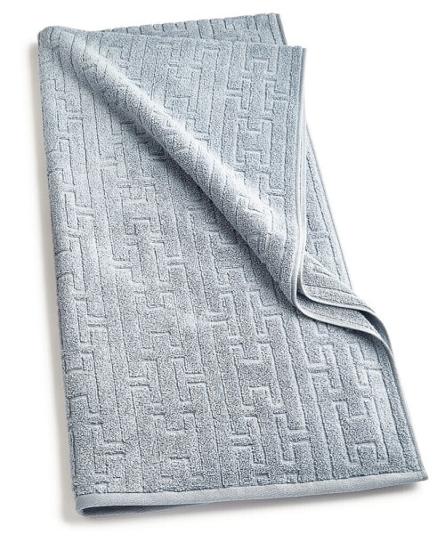 Sculpted Chain-Link Hand Towel, 16" x 30", Created for Macy's