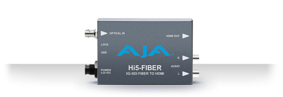 Hi5-Fiber Grey SDI HDMI RCA HDMI Adapter 5-20V