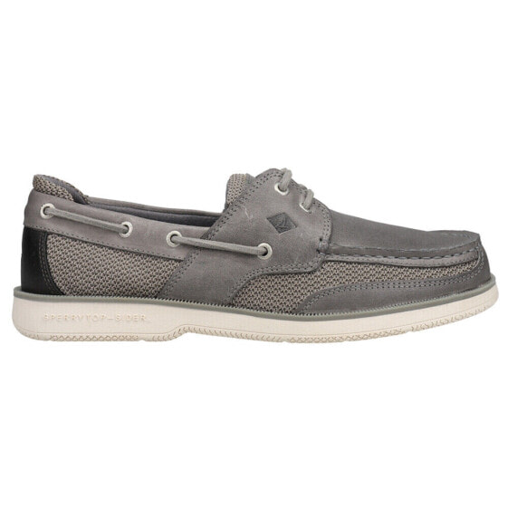 Sperry Surveyor 2 Eye Boat Mens Grey Casual Shoes STS25150