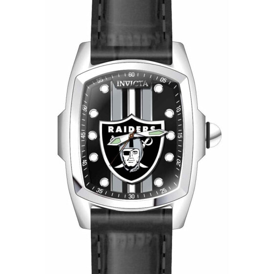 Часы Invicta NFL Las Vegas Raiders   47mm  черные  заменяемый