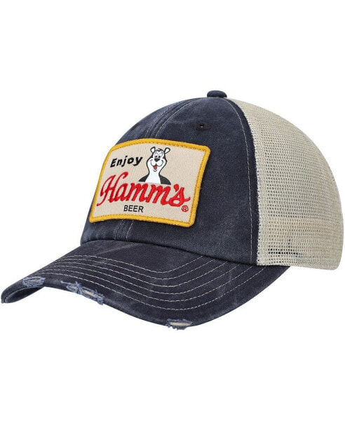 Men's Navy, Cream Hamms Orville Snapback Hat