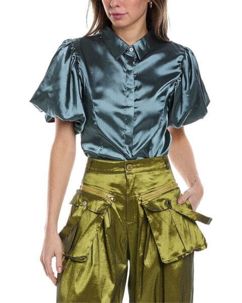 To My Lovers Satin Blouse Women's