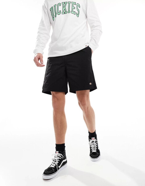 Dickies Fincastle tech nylon shorts in black