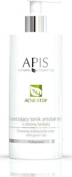 APIS Acne-Stop Cleansing Antibacterial Toner oczyszczający tonik antybakteryjny z zieloną herbatą 500ml