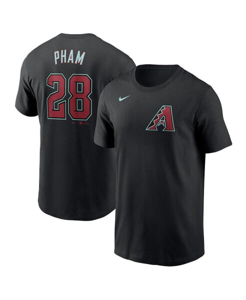 Men's Tommy Pham Black Arizona Diamondbacks 2024 Fuse Name and Number T-shirt