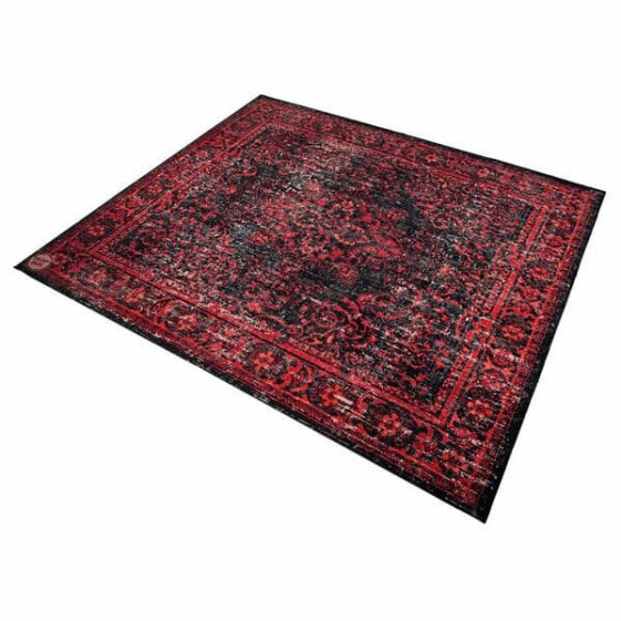 Drum N Base Vintage Drum Rug Black-Red