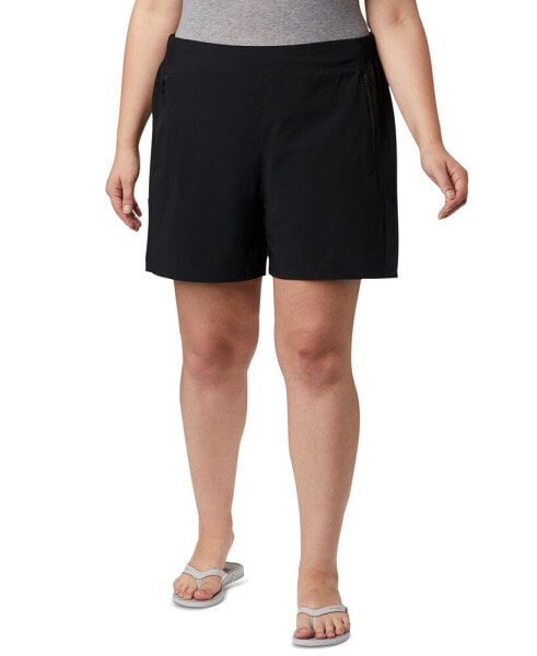 Шорты Columbia Plus Size PFG Tidal II с регулируемым поясом и SPF