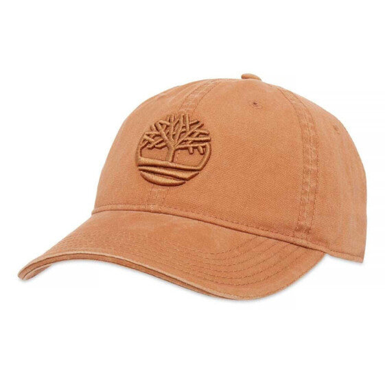 TIMBERLAND Cotton Canvas Embroidered Cap